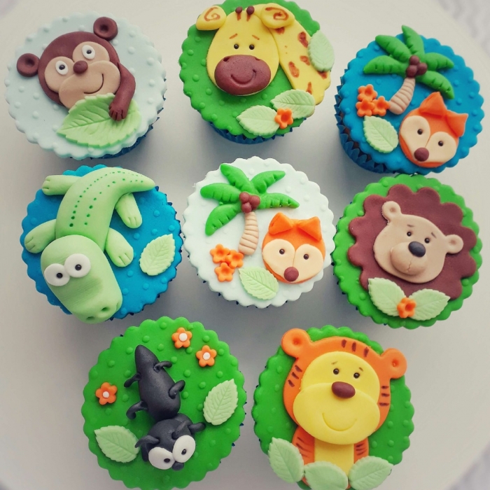 Cupcake Decoração Plana
