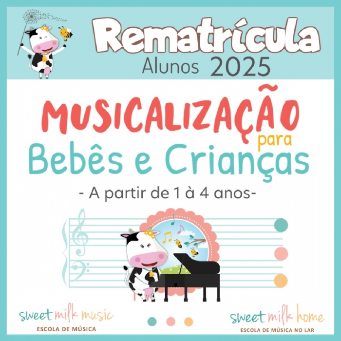 Rematrícula Aula de Musicalização