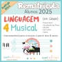 Rematrícula Aula Linguagem Musical e Instrumental