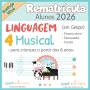 Rematrícula Aula Linguagem Musical e Instrumental